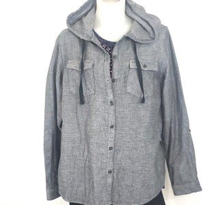 Boston Trader Hoodie Top Grey M